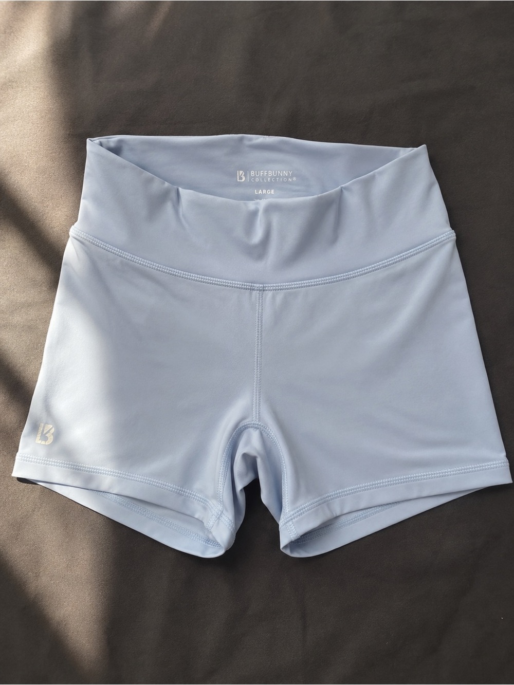Buffbunny Collection Light Blue Biker Shorts Size Large